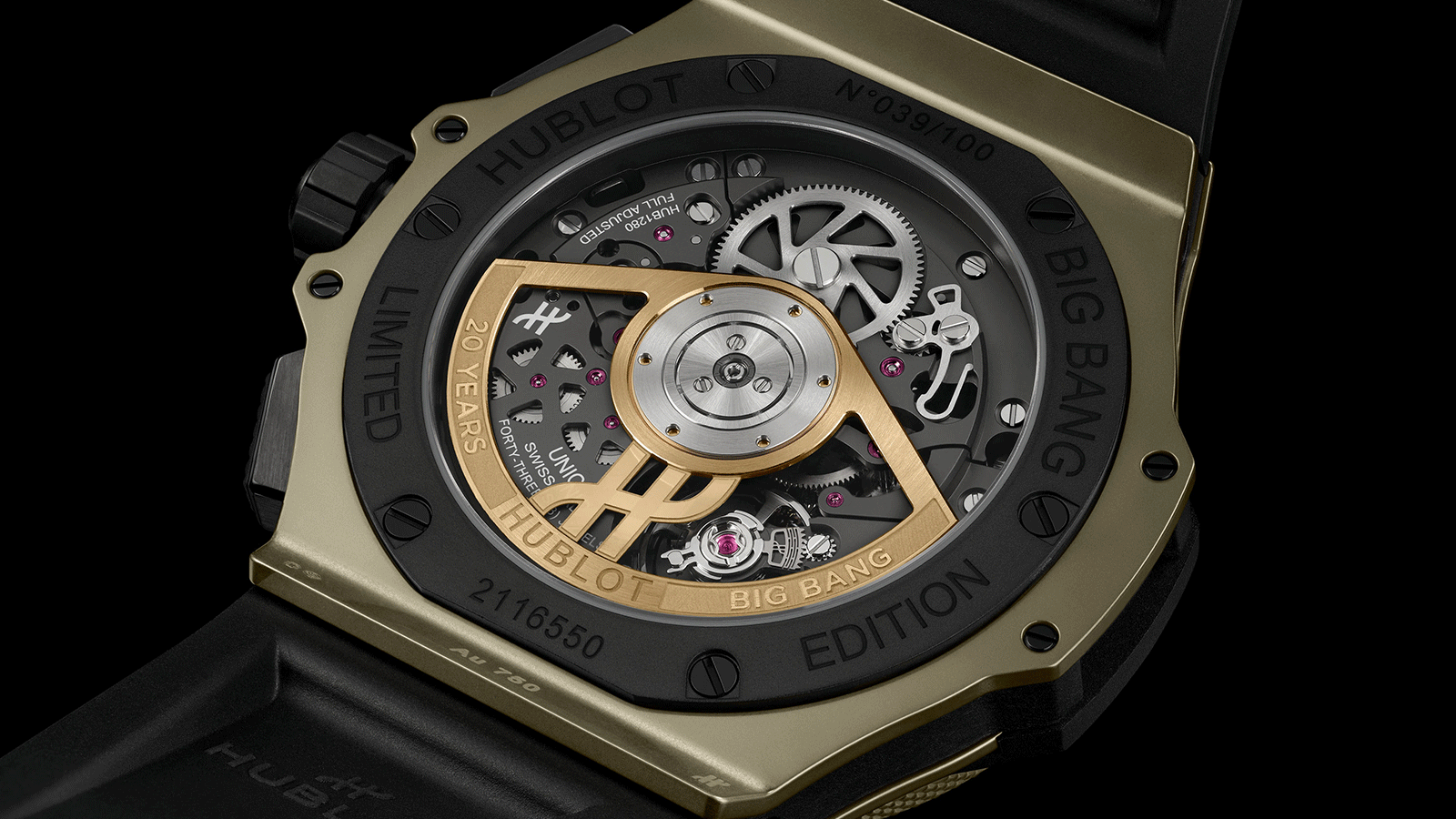 Hublot Big Bang 20th Anniversary Full Magic Gold - 431.MX.1330.RX - Caseback