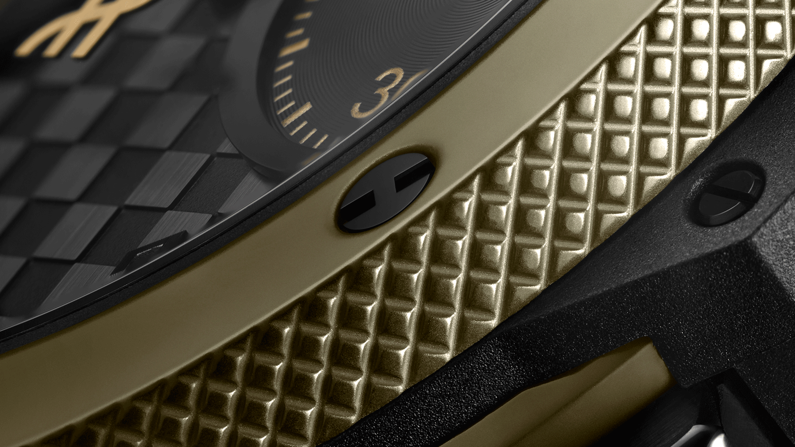Hublot Big Bang 20th Anniversary Full Magic Gold - 431.MX.1330.RX - Bezel Features