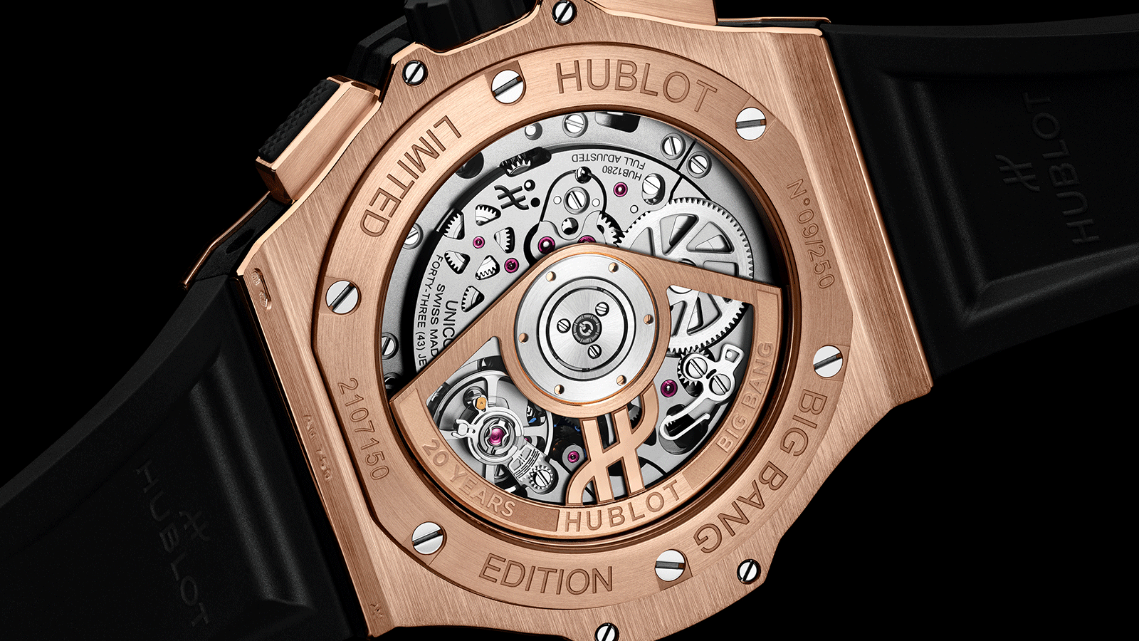Hublot Big Bang 20th Anniversary King Gold Ceramic - 431.OM.1338.RX - Caseback