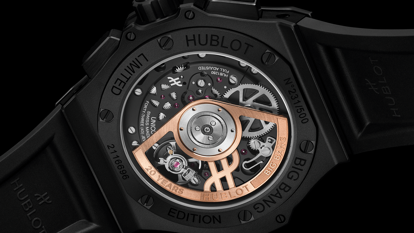 Hublot Big Bang 20th Anniversary All Black 431.CI.1340.RX - Caseback