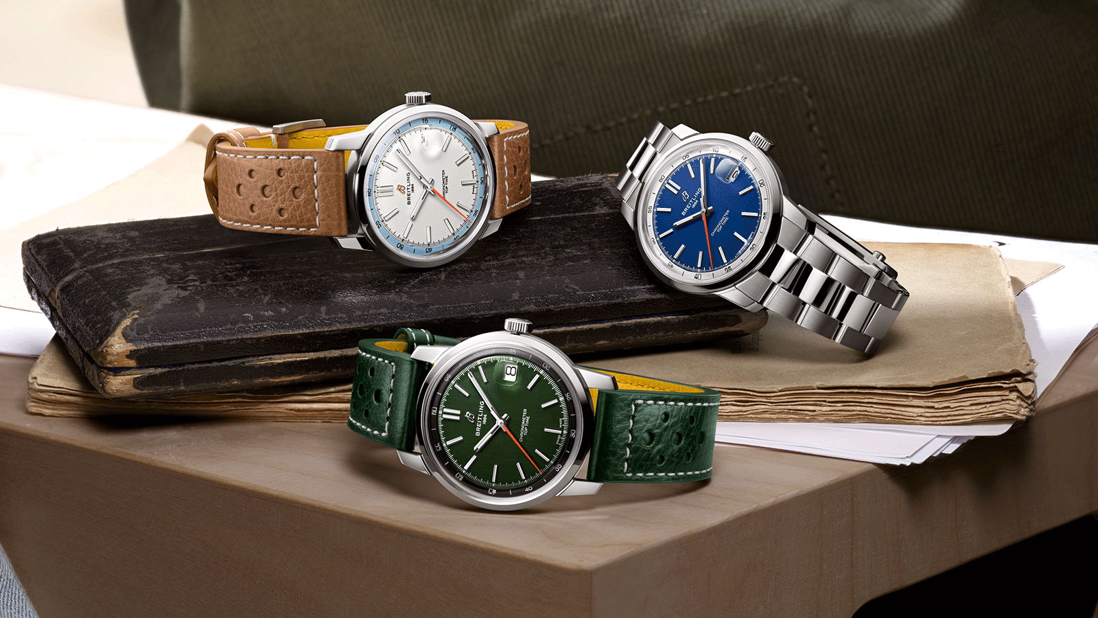 Breitling Top Time B31 - AB3113281A1X1 (Top Left), Breitling Top Time B31 - AB3113A71C1A1 (Top Left), Breitling Top Time B31 - AB3113171L1X1 (Bottom)